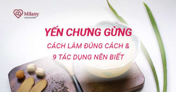 Yến chưng gừng