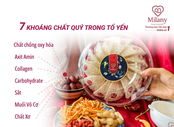 7 khoáng chất quý tìm thấy trong tổ yến & Lợi ích mang lại