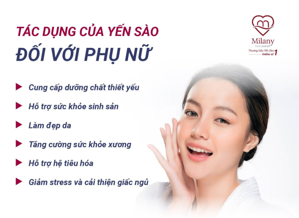 6+ Tác dụng của tổ yến đối với phụ nữ - Tại sao nên dùng?