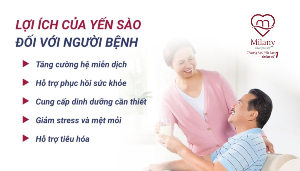 Tác dụng yến sào với người bệnh - Bí quyết hồi phục sức khỏe