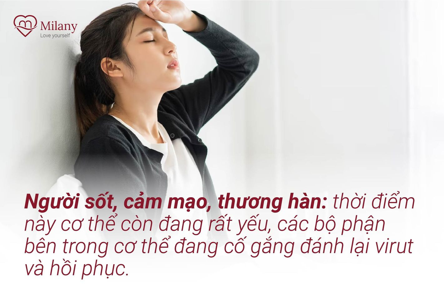nguoi sot cam thuong han khong nen an yen sao